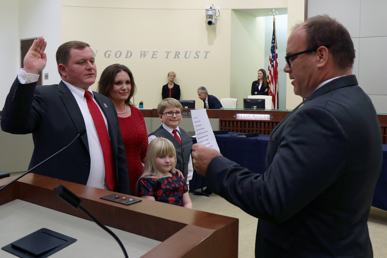 Brian Johsz Swearing In